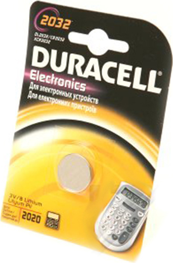 Батарейка Duracell CR2032 BL1