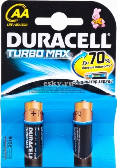 Батарейка Duracell TurboMax AA 1.5V LR6 2шт