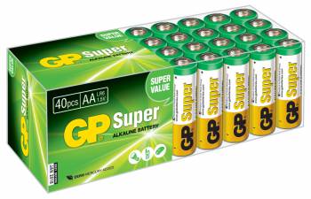 Батарейка GP 15A LR6 AA (40шт) Super Alkaline