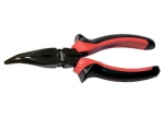 Длинногубцы Matrix Black Nickel, 180 мм, изогнутые, двухкомпонентные рукоятки