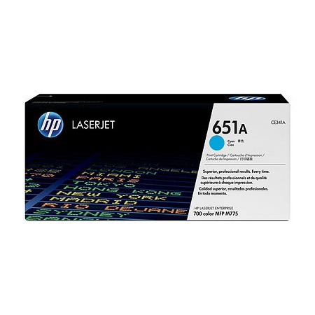 Картридж для принтера и МФУ HP CE341A голубой 651A